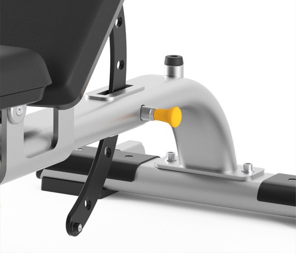 Универсальная скамья Precor Discovery Line DBR 119 глянцевый серебряный металлик/черный Универсальная скамья Precor Discovery Line DBR 119 глянцевый серебряный металлик/черный