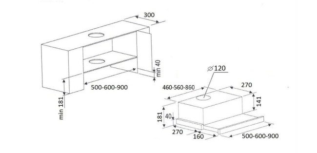 Встраиваемая вытяжка Kuppersberg Slimlux II 50 KG Встраиваемая вытяжка Kuppersberg Slimlux II 50 KG