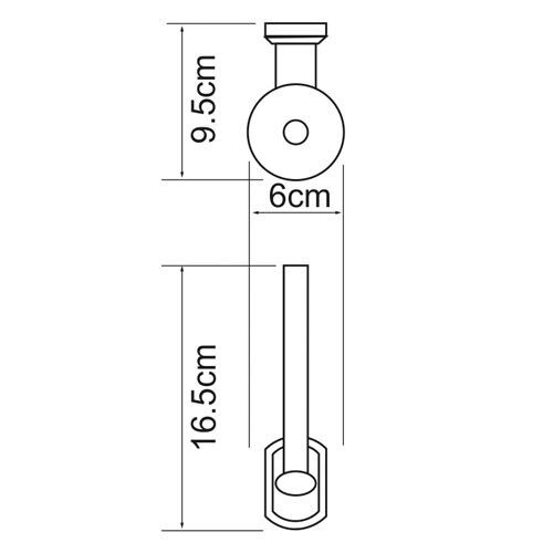 Держатель туалетной бумаги WasserKraft Oder K-3097