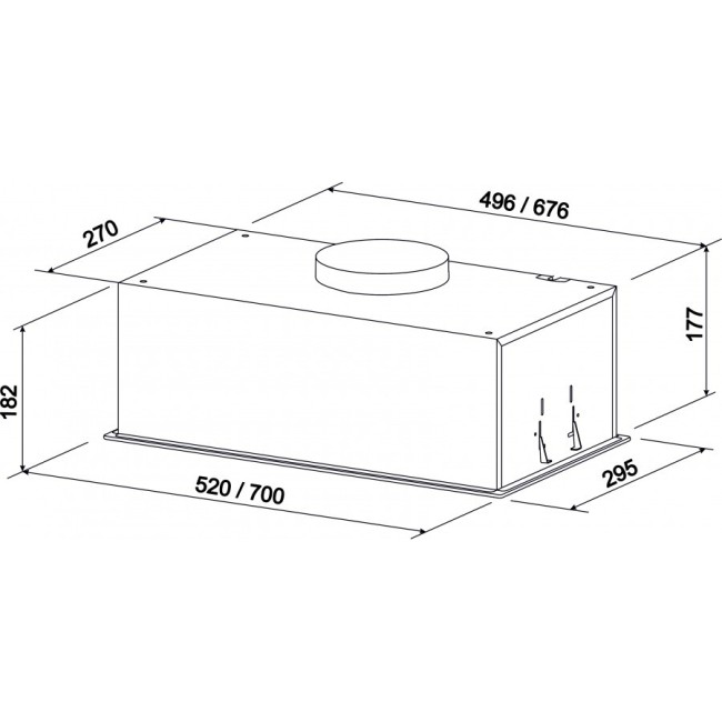 Встраиваемая вытяжка ZorG Astra 1000 70 S черный Встраиваемая вытяжка ZorG Astra 1000 70 S черный