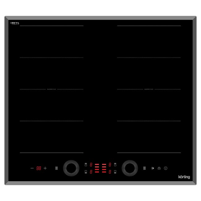 Встраиваемая индукционная варочная панель Korting HIB 68700 B Quadro