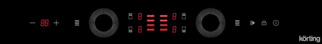 Встраиваемая индукционная варочная панель Korting HIB 68700 B Quadro