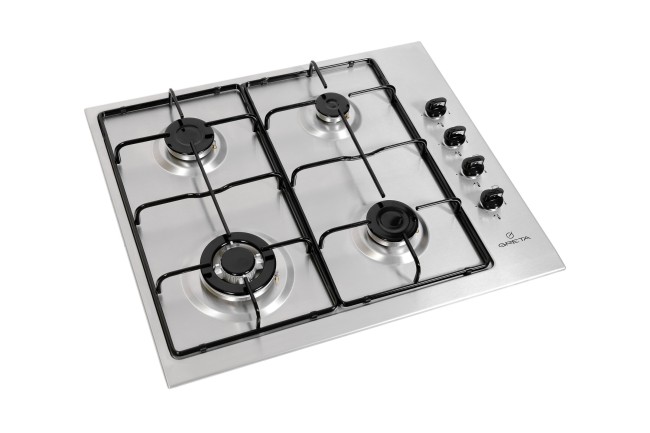 Встраиваемая газовая варочная панель Greta СВ-4 нержавейка