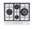 Встраиваемая газовая варочная панель Hiberg VM 6145 W