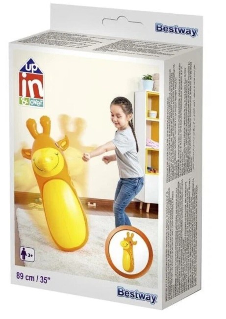 Надувная игрушка-неваляшка Bestway Животные 3 вида (52152 BW) Надувная игрушка-неваляшка Bestway Животные 3 вида (52152 BW)