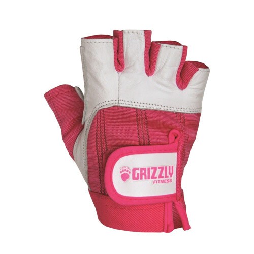 Перчатки для фитнеса Grizzly Fitness Training Gloves S бело-розовый Перчатки для фитнеса Grizzly Fitness Training Gloves S бело-розовый