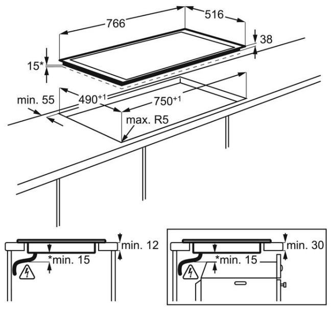 Встраиваемая электрическая варочная панель AEG HK 854870 XB Встраиваемая электрическая варочная панель AEG HK 854870 XB
