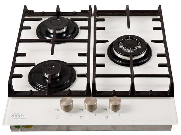 Встраиваемая газовая варочная панель Oasis P-3GWT Встраиваемая газовая варочная панель Oasis P-3GWT