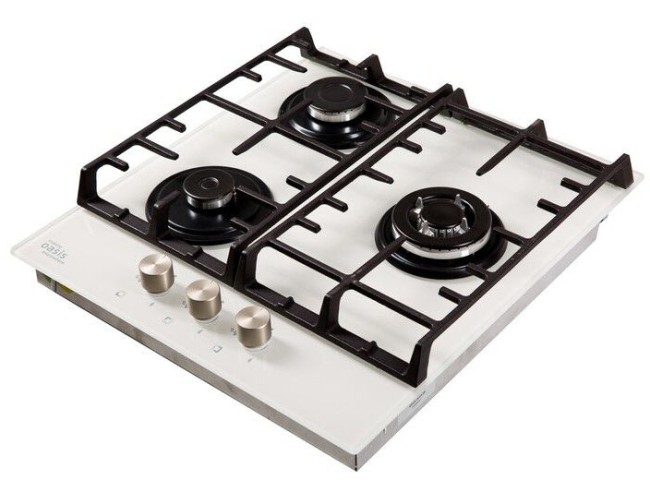 Встраиваемая газовая варочная панель Oasis P-3GWT Встраиваемая газовая варочная панель Oasis P-3GWT