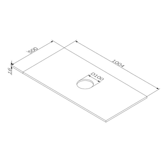 Столешница AM.PM Func M8FST1000OF Столешница AM.PM Func M8FST1000OF