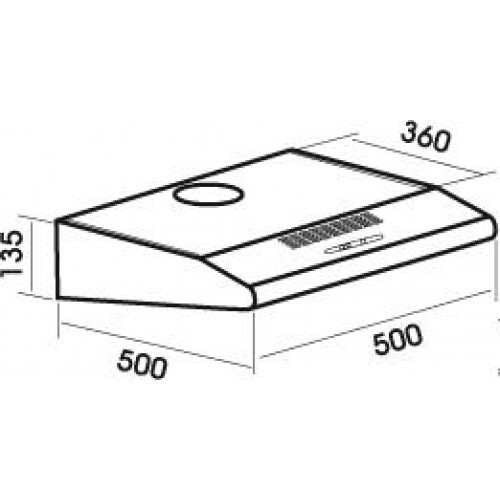 Вытяжка MBS Rumia 150 inox