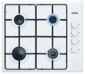 Встраиваемая газовая варочная панель Simfer H60Q40W413
