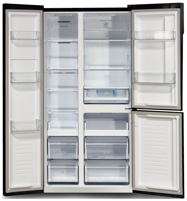 Холодильник Ginzzu NFK-475 черный