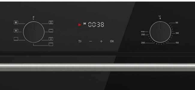 Встраиваемый электрический духовой шкаф Krona Element D plus 60 BL