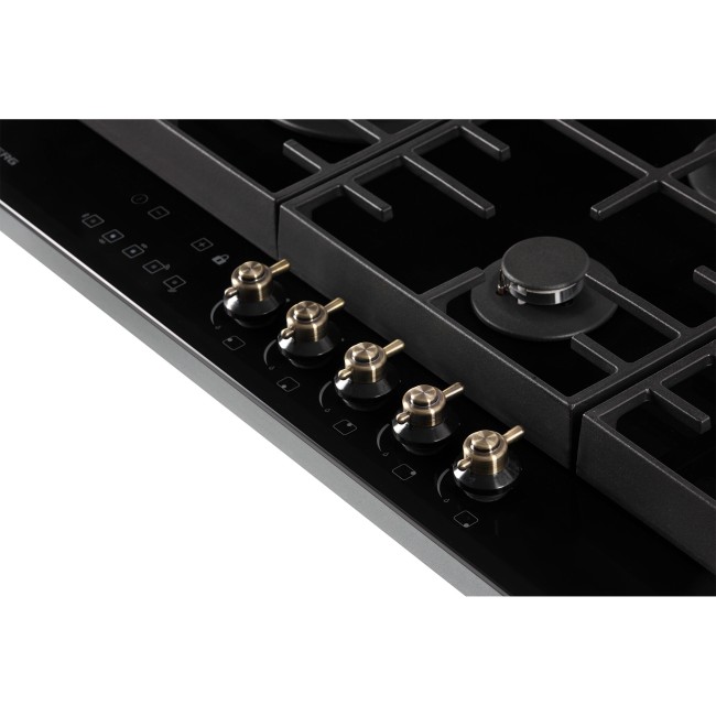 Встраиваемая газовая варочная панель Hiberg VM 9155 B Встраиваемая газовая варочная панель Hiberg VM 9155 B