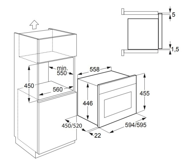 Встраиваемая микроволновая печь Kuppersberg HMWZ 969 B
