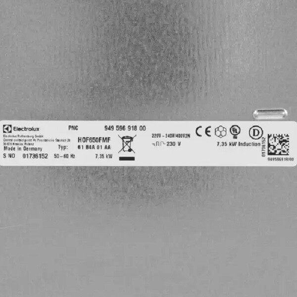 Встраиваемая индукционная варочная панель Electrolux HOF650FMF Встраиваемая индукционная варочная панель Electrolux HOF650FMF