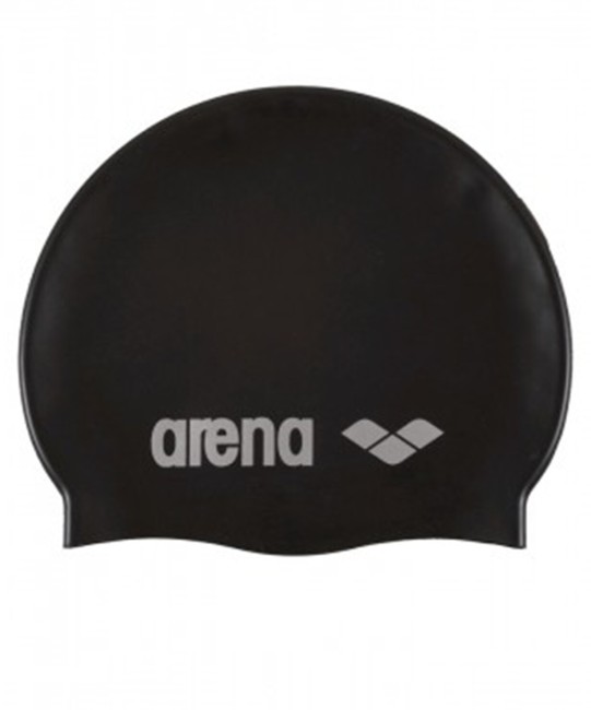 Шапочка для плавания Arena Classic Silicone Cap (black/silver) 91662 55
