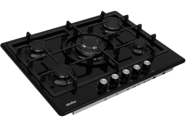 Встраиваемая газовая варочная панель Simfer H70W51B522