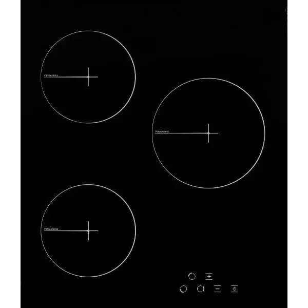 Встраиваемая электрическая варочная панель Delvento V45D13S001 Встраиваемая электрическая варочная панель Delvento V45D13S001
