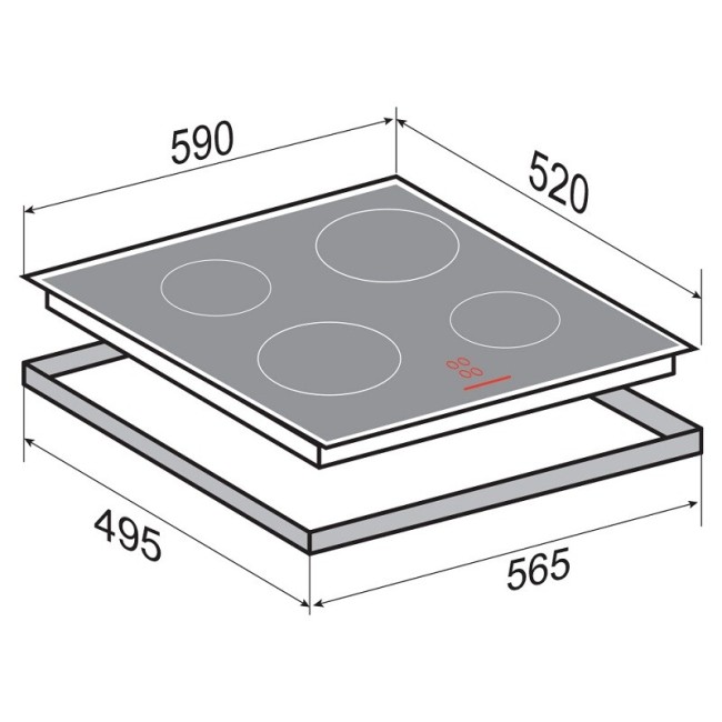 Встраиваемая индукционная варочная панель Zigmund & Shtain CI 30.6 W Встраиваемая индукционная варочная панель Zigmund & Shtain CI 30.6 W