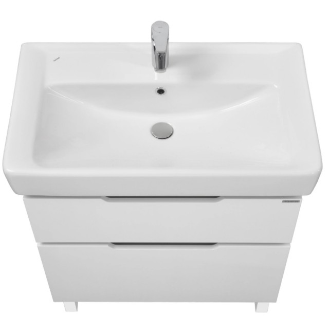 Тумба под раковину Aquaton Дакота 80 (1A202901DAAY0) белый/выбеленное дерево