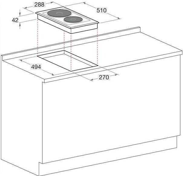 Встраиваемая электрическая варочная панель Hotpoint-Ariston DK 02 (IX)