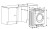 Встраиваемая стиральная машина Weissgauff WMI 6148D