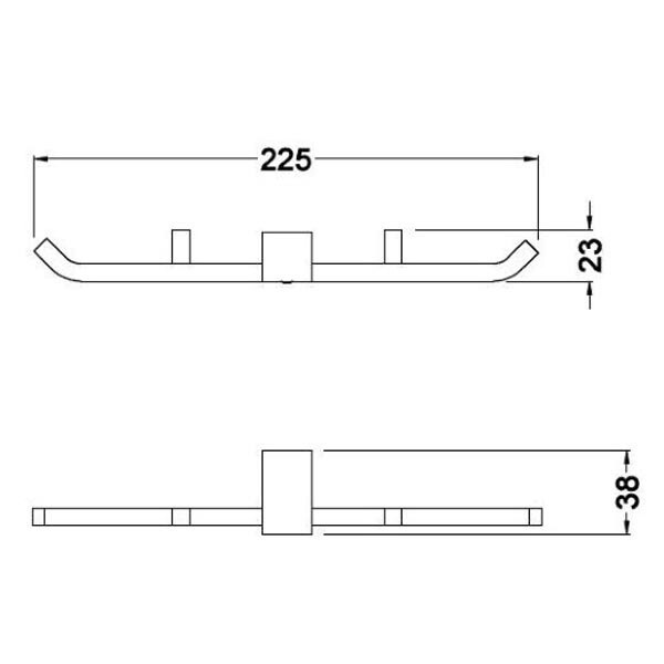 Крючок четверной Schein Rembrandt 061*4
