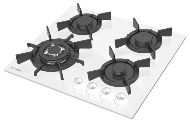 Встраиваемая газовая варочная панель Hyundai HHG 6437 WG