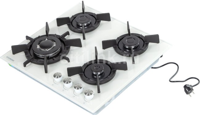 Встраиваемая газовая варочная панель Hyundai HHG 6437 WG