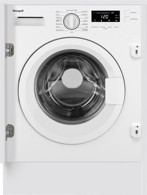 Встраиваемая стиральная машина Weissgauff WMI 6147 Inverter Steam