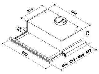 Встраиваемая вытяжка Korting KHP 6637 GNX