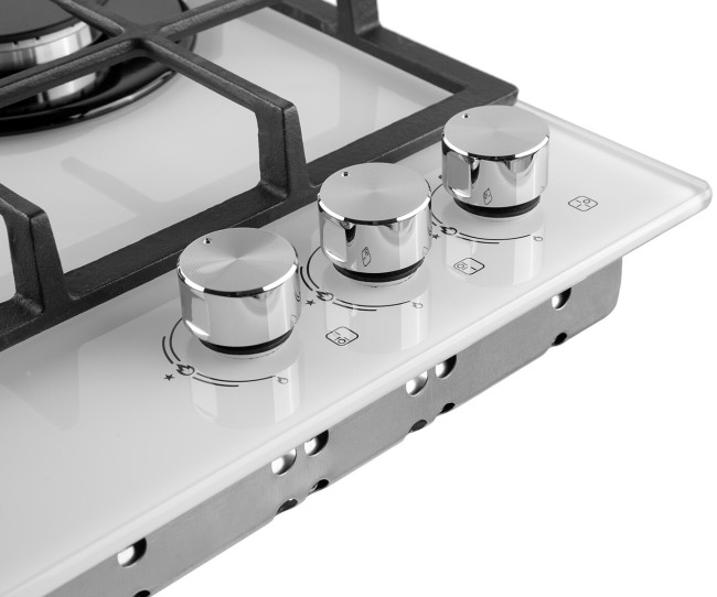 Встраиваемая газовая варочная панель ORE LGS45GW Встраиваемая газовая варочная панель ORE LGS45GW