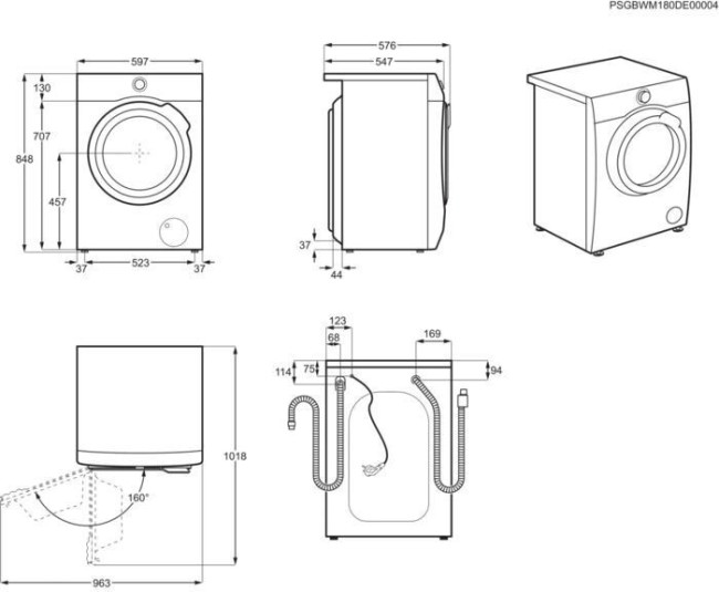 Стиральная машина с сушкой Aeg L7WBG47WR