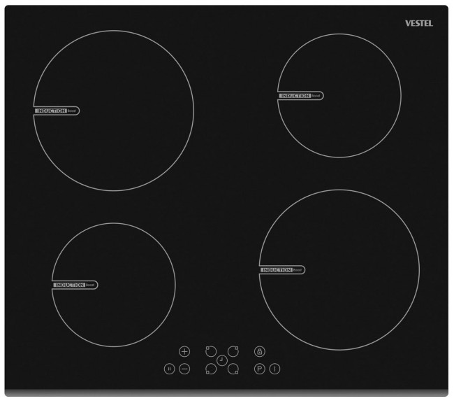 Встраиваемая индукционная варочная панель Vestel VHI64201B