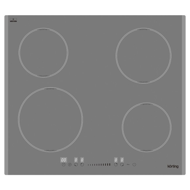 Встраиваемая индукционная варочная панель Korting HI 64560 BGR Встраиваемая индукционная варочная панель Korting HI 64560 BGR