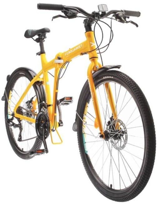 Велосипед Forward Tracer 26 2.0 Disc желтый 19 Велосипед Forward Tracer 26 2.0 Disc желтый 19