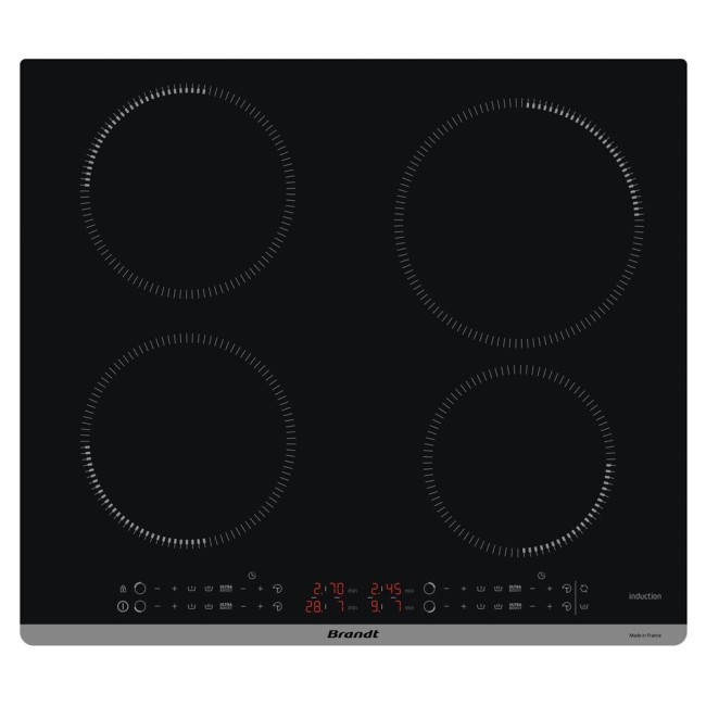 Встраиваемая индукционная варочная панель Brandt BPI1641SB Встраиваемая индукционная варочная панель Brandt BPI1641SB