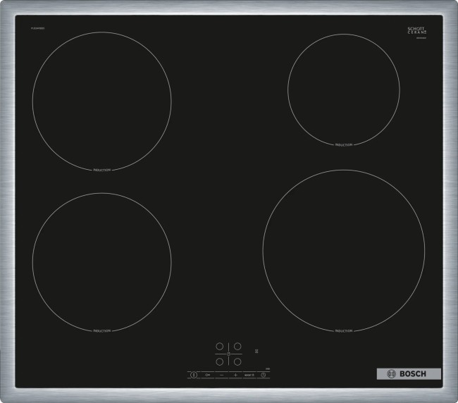 Встраиваемая индукционная варочная панель Bosch PUE64KBB5E Встраиваемая индукционная варочная панель Bosch PUE64KBB5E