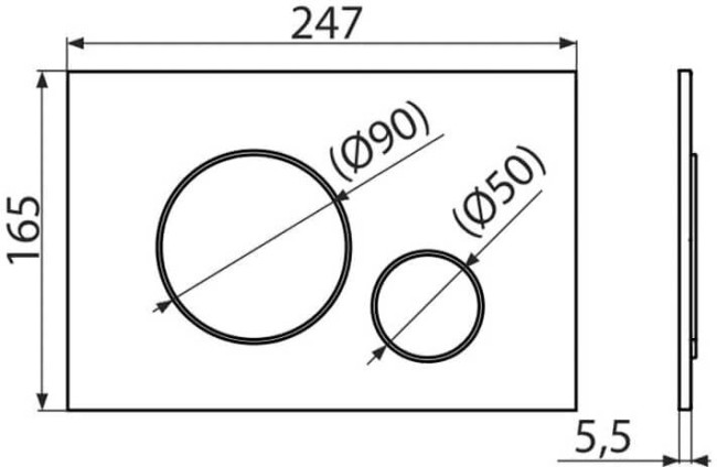 Готовое решение Alcaplast AM101/1120-4:1RUM678-0001