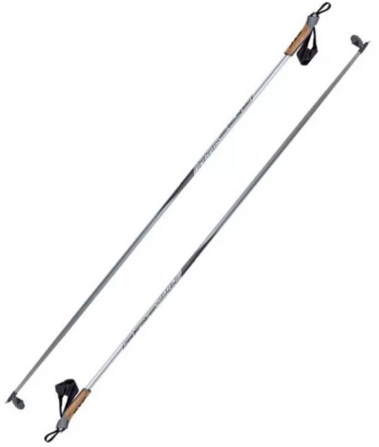 Лыжные палки STC Cyber серебро деколь гибрид 60/40 (STC 155) Лыжные палки STC Cyber серебро деколь гибрид 60/40 (STC 155)