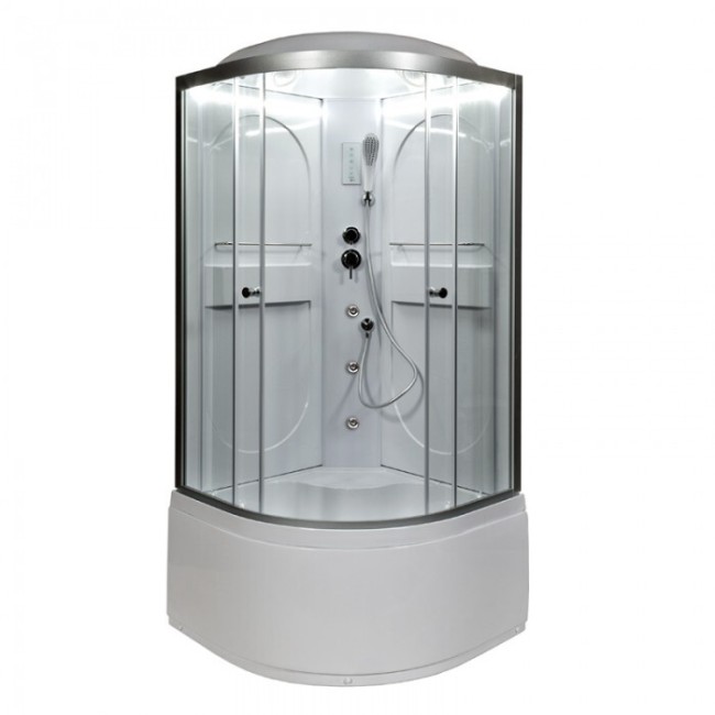 Душевая кабина Deto L610 LED с гидромассажем