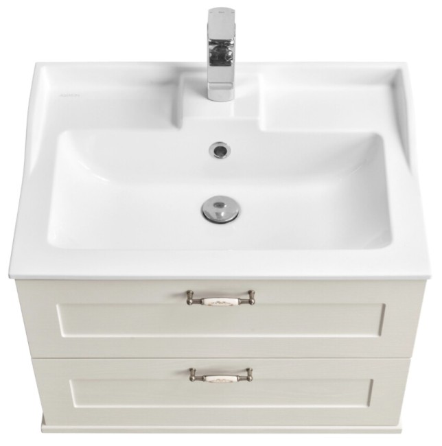 Тумба под раковину Aquaton Леон 65 (1A187001LBPS0) дуб белый