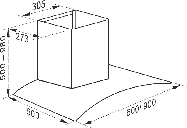 Каминная вытяжка Kaiser A 9419 N
