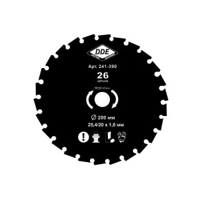 Диск для кустореза DDE Wood Cut 241-390