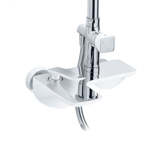 Душевая система Timo Helmi SX-1070-00-16 (712) Chrome/white Душевая система Timo Helmi SX-1070-00-16 (712) Chrome/white