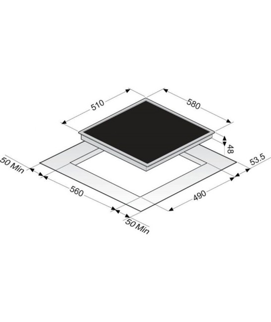 Встраиваемая электрическая варочная панель Zigmund & Shtain CNS 09.6 DX Встраиваемая электрическая варочная панель Zigmund & Shtain CNS 09.6 DX
