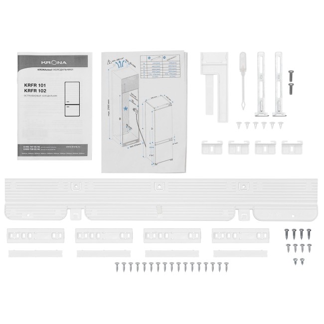 Встраиваемый холодильник Kronasteel BRISTEN KRFR102