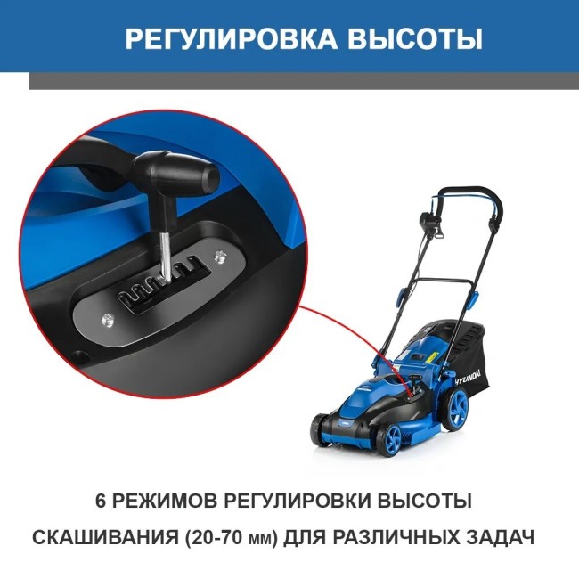 Электрическая газонокосилка Hyundai LE 3820 Электрическая газонокосилка Hyundai LE 3820
